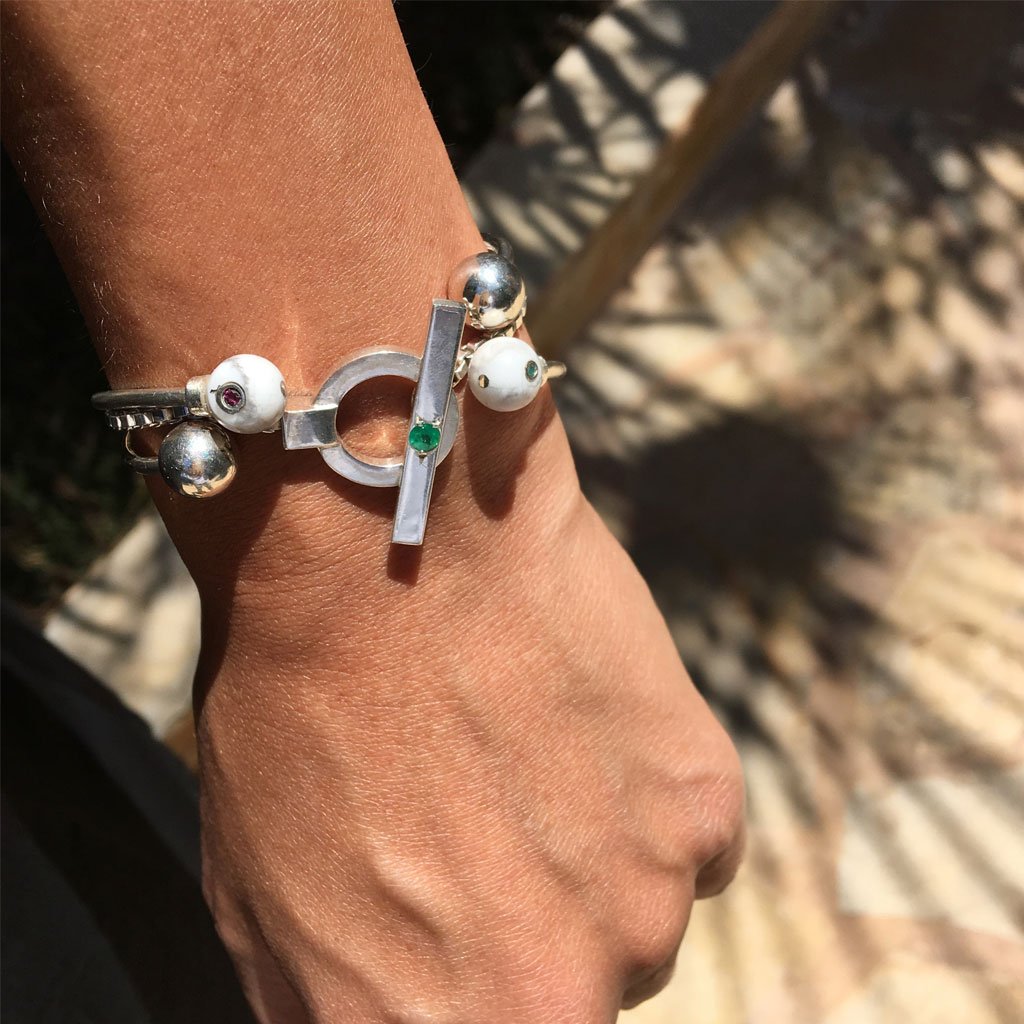 pulsera esset minimalista plata