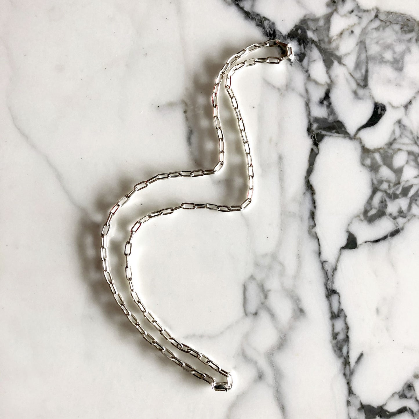 Cadena lucky larga eslabones en plata ana buendia joyas colombia