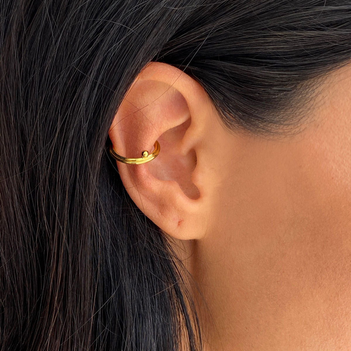 ear cuff plata oro elegante minimalista ana buendia