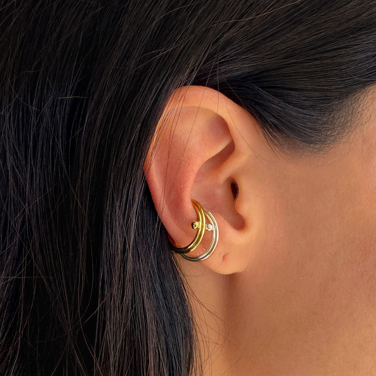 EAR CUFF LAMELL GOLD