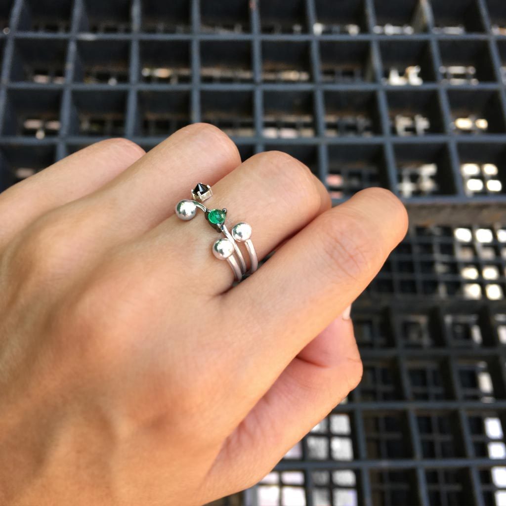 joyas de moda con esmeraldas ana buendia