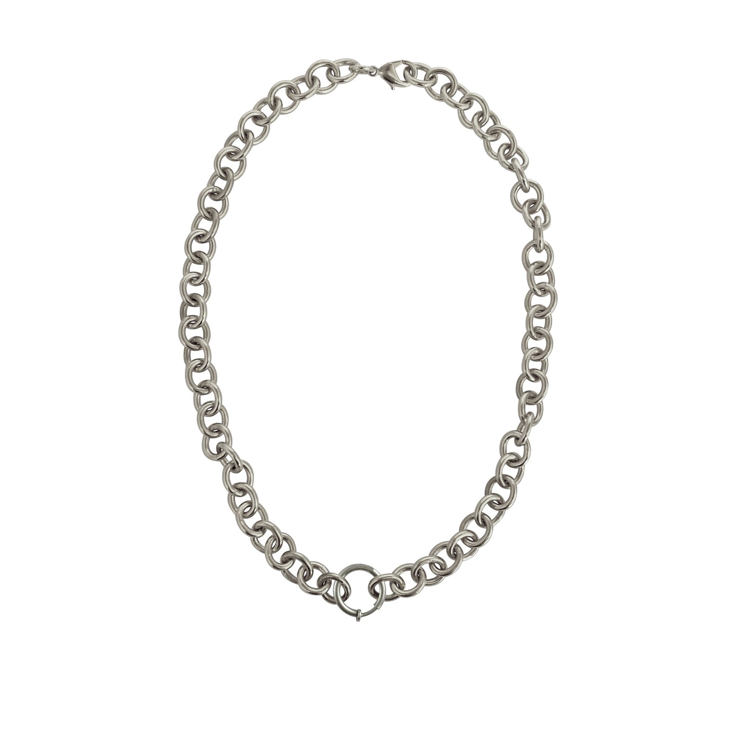 cadena en plata gruesa corta ana buendia diseñadores colombianos