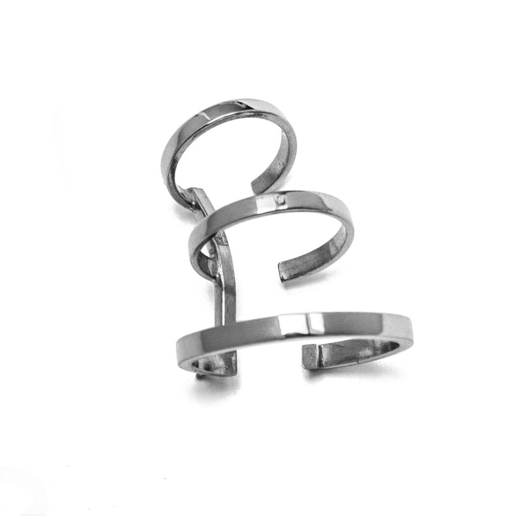 arete tres candongas plata earcuff ana buendia joyas colombianas