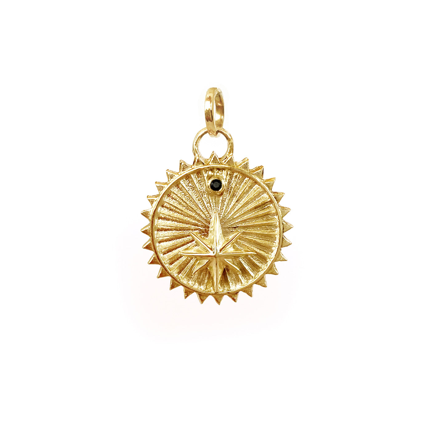 medallon oro de estrellas diseñadores de joyas colombia joyas misticas